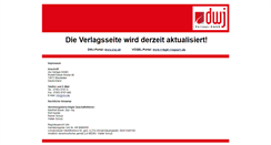 Desktop Screenshot of dwj-verlag.de